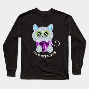 I'm Precious- Diamond Cat Pun Long Sleeve T-Shirt